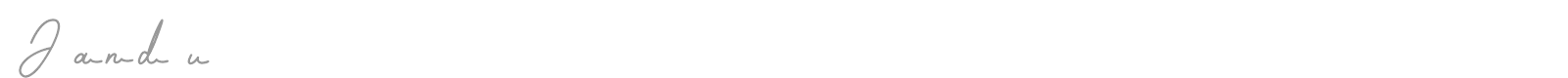 Jandu font preview